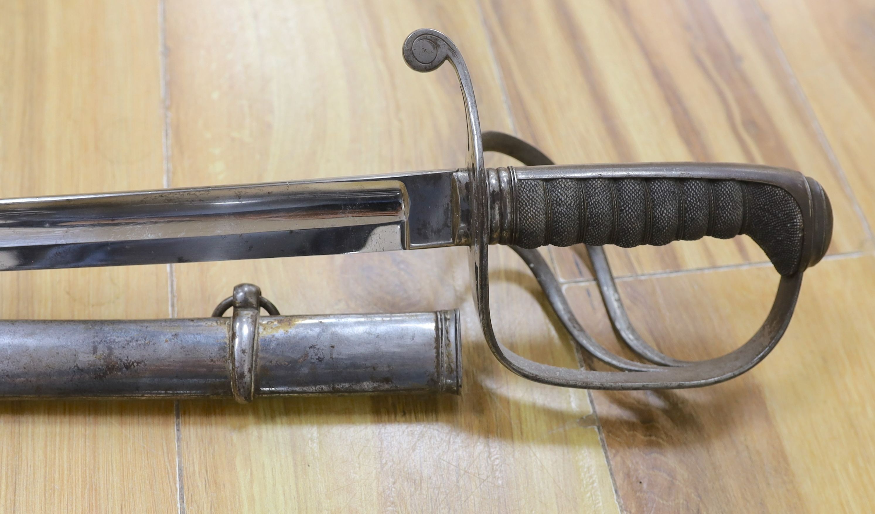 Two late 19th century cavalry sabres